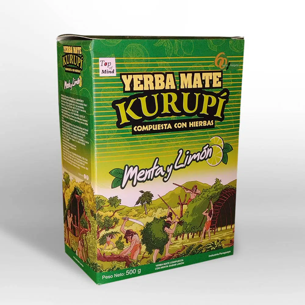 15144175983_520Kurupi20limao Tereré Kurupí Menta e Limão 500G - Imagem 1