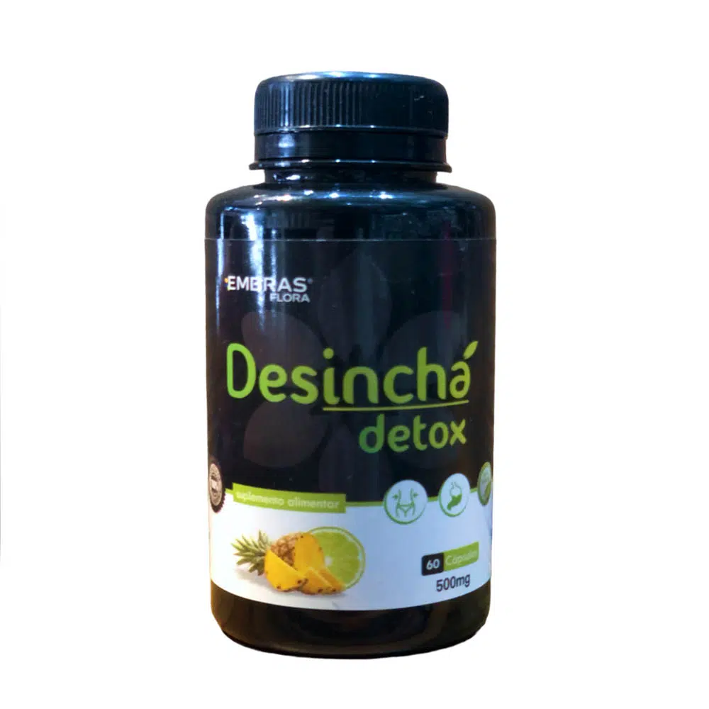 15271130898_Frame2011 Desinchá Detox - 60CÁPS 500MG - Embras Flora - Imagem 1